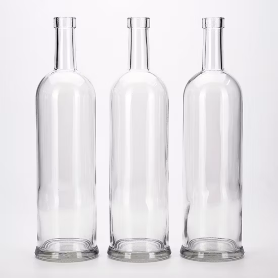 250ml 375ml 500ml 750ml 25cl 50cl 75cl High Flint Luxury Vodka Spirit Liquor Rum Tequila Brandy Whisky Wine Glass Bottle Screw Cap Cork Cap Gold Decal Printing