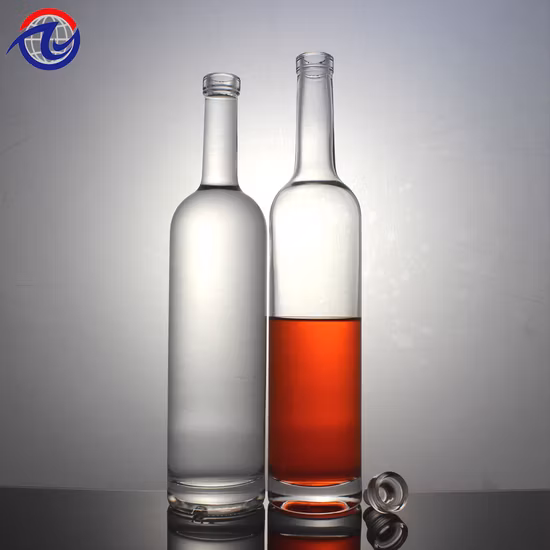Super Flint 700 ml 750 ml 1000 ml Wodka Gin Rum Whisky Brandy Sauerstoffglas Likörflasche
